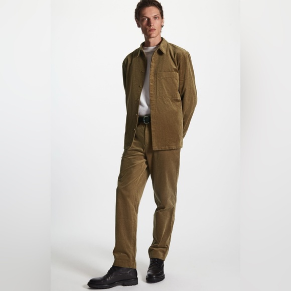 (NWOT) COS Slim Fit Corduroy Trousers Brown Size Men’s 28R - Picture 3 of 11